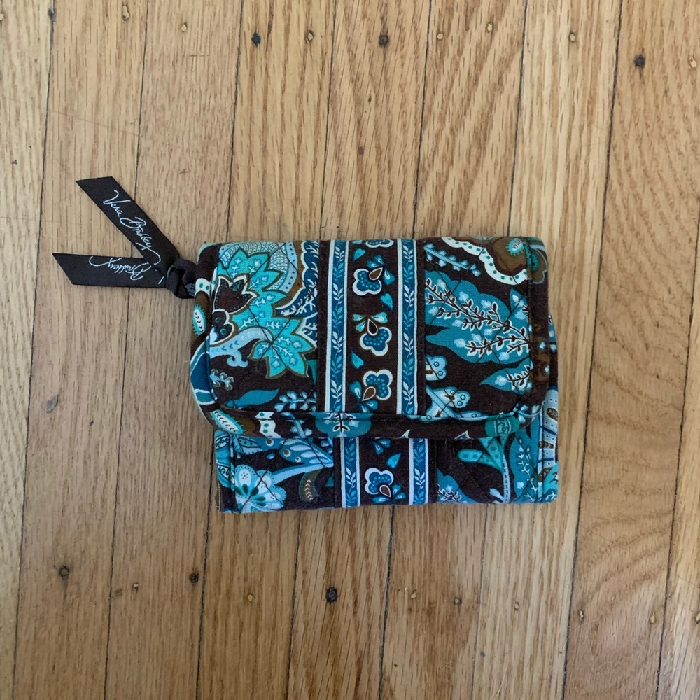 Vera Bradley Blue Paisley Wallet